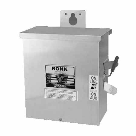 RONKELEC 7406 400A TRANSFER SWITCH DPDT 250V UL LISTED