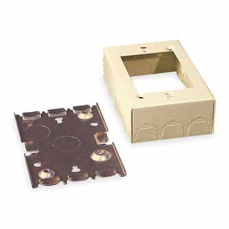 WM V5751 1G IVORY FLUSH TYPE EXTENSION ADAPTER 15/16IN DEEP FOR EXISTING WALL BOXES 2-7/8IN X 4-5/8IN