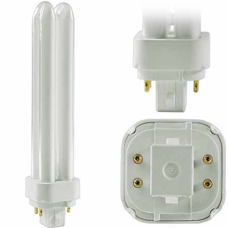 GE 97613 F26DBX/841/ECO/4P DOUBLE BIAX COMPACT FLUORESCENT LAMP 4-PIN G24Q3 BASE