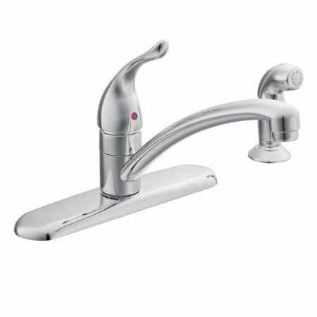 MOEN 67430 CHATEAU CHROME 1-HANDLE KITCHEN FAUCET WITH SPRAY MIP CONTRACTOR PAC