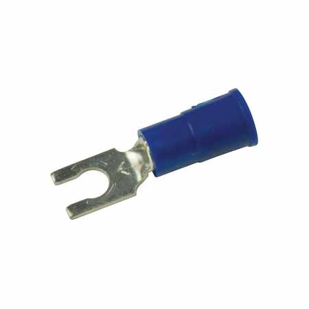 IDEAL 83-7071 VINYL INSULATED SNAP SPADE TERMINALS 16-14AWG 10 STUD SIZE (25 PER BOX)