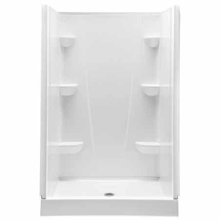 AQS 4874CBW-AW (WH) 48X74 WHITE BACK WALL FOR 4834CS COMPOSITE SHOWER